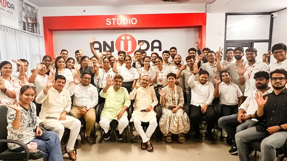 Anuda team, Jaipur studio mein